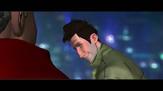 Miles Morales and Peter B Parker  Deleted Scene from Spiderman Into the SpiderVerse [upl. by Gratt270]