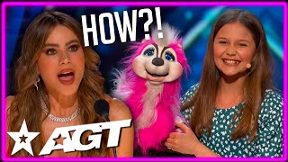 How Did She Know Young Ventriloquist Can Read Minds on Americas Got Talent [upl. by Omar]