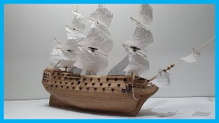 How To Make A Cardboard Ship Part 2 [upl. by Ariajay966]