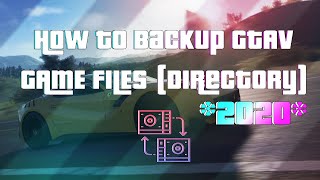 How to Backup Original GTA V Game Files from STEAM Tutorial VERY IMPORTANT [upl. by Anirbak]