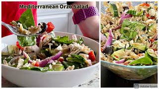 Mediterranean Orzo Salad [upl. by Notnilk]