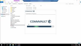 Installing Commvault v11  CommServe Installation [upl. by Mundford]