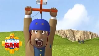 Fireman Sam Official Trevor on the Zipwire [upl. by Aihtnamas]