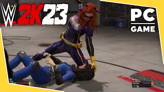 Batgirl vs Lucy MacLean  WWE 2K23 Backstage Brawl ft A New Epic Graphics Glitch [upl. by Pedroza605]