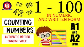 Counting numbers from 1 to 100 in English [upl. by Lipscomb268]