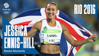 Jessica EnnisHill Heptathlon Silver  Rio 2016 Medal Moments [upl. by Jaret868]