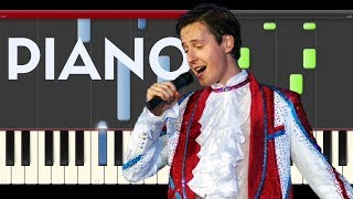 Vitas 7th Element Piano Midi tutorial Sheet app Cover Karaoke [upl. by Annayat]