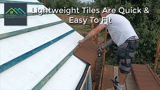 Quick Demo Showing How To Fit Lightweight Tiles [upl. by Ludovick]