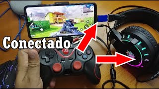 Cómo jugar call of duty móvile con mando Bluetooth gamepad  más diademas RGB [upl. by Nylegna]