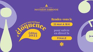 Concours international déloquence 2023  la finale [upl. by Leahcimluap429]