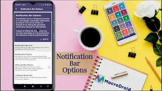 How to Configure a Notification Bar Trigger with ExampleMacroDroid Tutorial [upl. by Ardnad945]