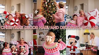 🎄CHRISTMAS DECOR HAUL AND DECORATE WITH ME🎄 [upl. by Grimaldi817]