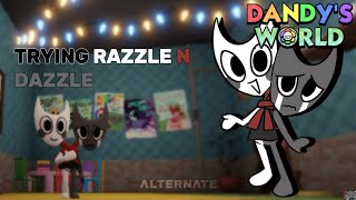 TRYING RAZZLE AND DAZZLE FOR THE FIRST TIME  Dandys World [upl. by Aikat861]