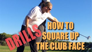 Drills to square up the club face  Easily no more slice [upl. by Howlend]