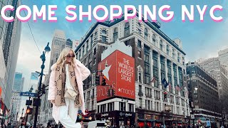 Come Shopping With Me in New York Best Shopping in NYC Macys Bloomingdales Saks amp NYC Shopping [upl. by Edals138]