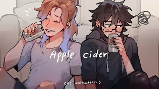 apple cider  beabadoobee  oc animation [upl. by Now]