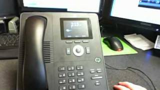 First Impression Review of HP 4120 IP Phone Lync Phone Edition Phone [upl. by Akcinahs]