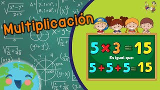 Como Multiplicar para Niños Video Educativo para Niños [upl. by Chelsey]