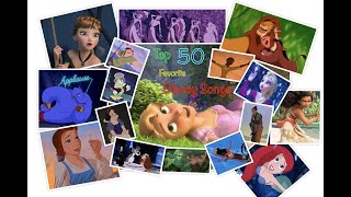 Top 50 Disney Songs [upl. by Aramaj]