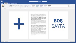 Yeni bir sayfa eklemek  Microsoft Word [upl. by Agnese209]