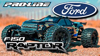 ProLine Ford F150 Raptor for Rustler 4x4 Clear Body [upl. by Nona]