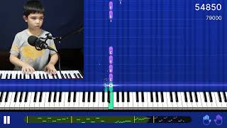 Playing Octave Active Online Piano Lesson On Yousician With Arturia Keylab Essential 61 [upl. by Yolande]