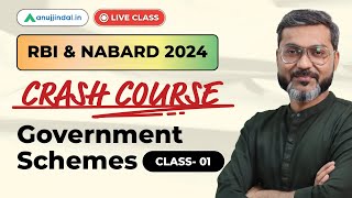 Govt Schemes 2024  RBI Grade B 2024 Notification  NABARD Grade A  Current Affairs  Anuj Jindal [upl. by Winfield]