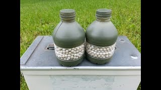 How To Make Airsoft  Paintball Grenades  Neutralizer Hand Grenades [upl. by Schnur784]