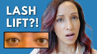 Are Lash Lifts Dangerous Eye Doctor Investigates [upl. by Sherye]