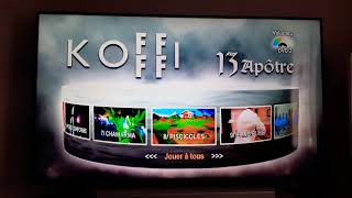 Koffi Olomidé  13ème Apôtre Vol 2 DVD 2  Menu DVD [upl. by Noirret]