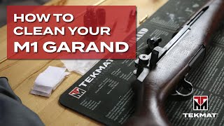 How to Clean an M1 Garand  TekMat  Basic Gun Cleaning [upl. by Malachi]