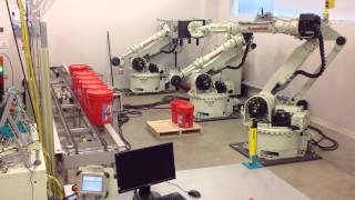 Mechatronic Engineering Senior Capstone Project  Kawasaki Robot Palletizing [upl. by Flannery957]