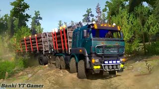 Spintires Mudrnner Kamaz 88NORD Truck [upl. by Solon]