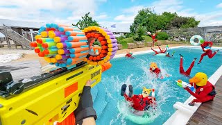 Nerf War  Water Park amp SPA Battle Collection 7 Nerf First Person Shooter [upl. by Ednarb580]