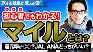 マイルとは？JALマイル・ANAマイルなどお得な仕組みを解説。 [upl. by Ojadnama571]