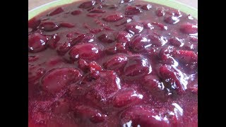 HOW TO MAKE HOMEMADE CHERRY TOPPING [upl. by Ferde]