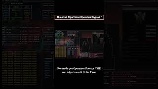 Algoritmos Operando Cryptos  FUTUROS Mercados CME [upl. by Gherardi332]