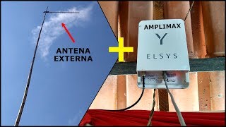 Como instalar internet rural com o Amplimax da Elsys [upl. by Yadrahs]