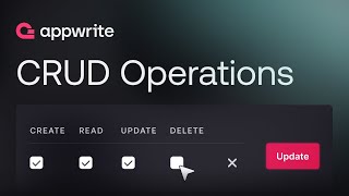 Appwrite Database CRUD Operations Overview [upl. by Durgy85]