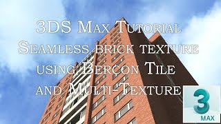 3DS Max tutorial of seamless nontiling brick texture [upl. by Hjerpe]