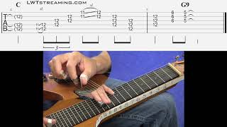 Walking After Midnight  Intro  C6 Lap Steel CEGACE [upl. by Collis]