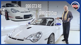 911 GT3 RS vs GT3 Cup Porsches best street and track 996s [upl. by Ralston684]