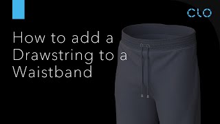 Adding a Drawstring to a Waistband [upl. by Enelear]