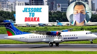 Jessore City  Jessore to Dhaka by US Bangla Airlines  Covid 19 [upl. by Feil]