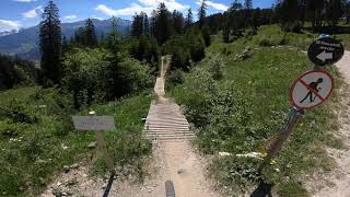 Bikepark Serfaus Fiss Ladis  Downhill Strecke [upl. by Isidro873]