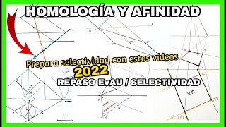 HOMOLOGÍA Y AFINIDAD  repaso EvAU selectividad💪 Prepara selectividad🛸💥 [upl. by Barth778]