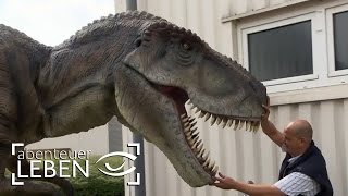 Die neue DinosaurierAttraktion im Movie Park Germany 22  Abenteuer Leben [upl. by Adnawyt230]