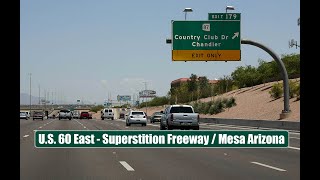 US Route 60 an 202 loop in Mesa AZ [upl. by Meghann934]