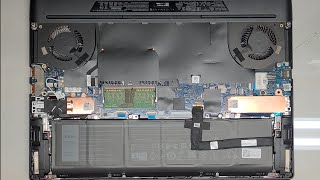 DELL Alienware M15 R6 Disassembly RAM SSD Hard Drive Upgrade Battery Cmos Bios Replacement Repair [upl. by Masson]