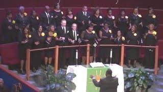 Mt Sinai Baptist Church Choir  San Antonio TX [upl. by Lyrradal683]